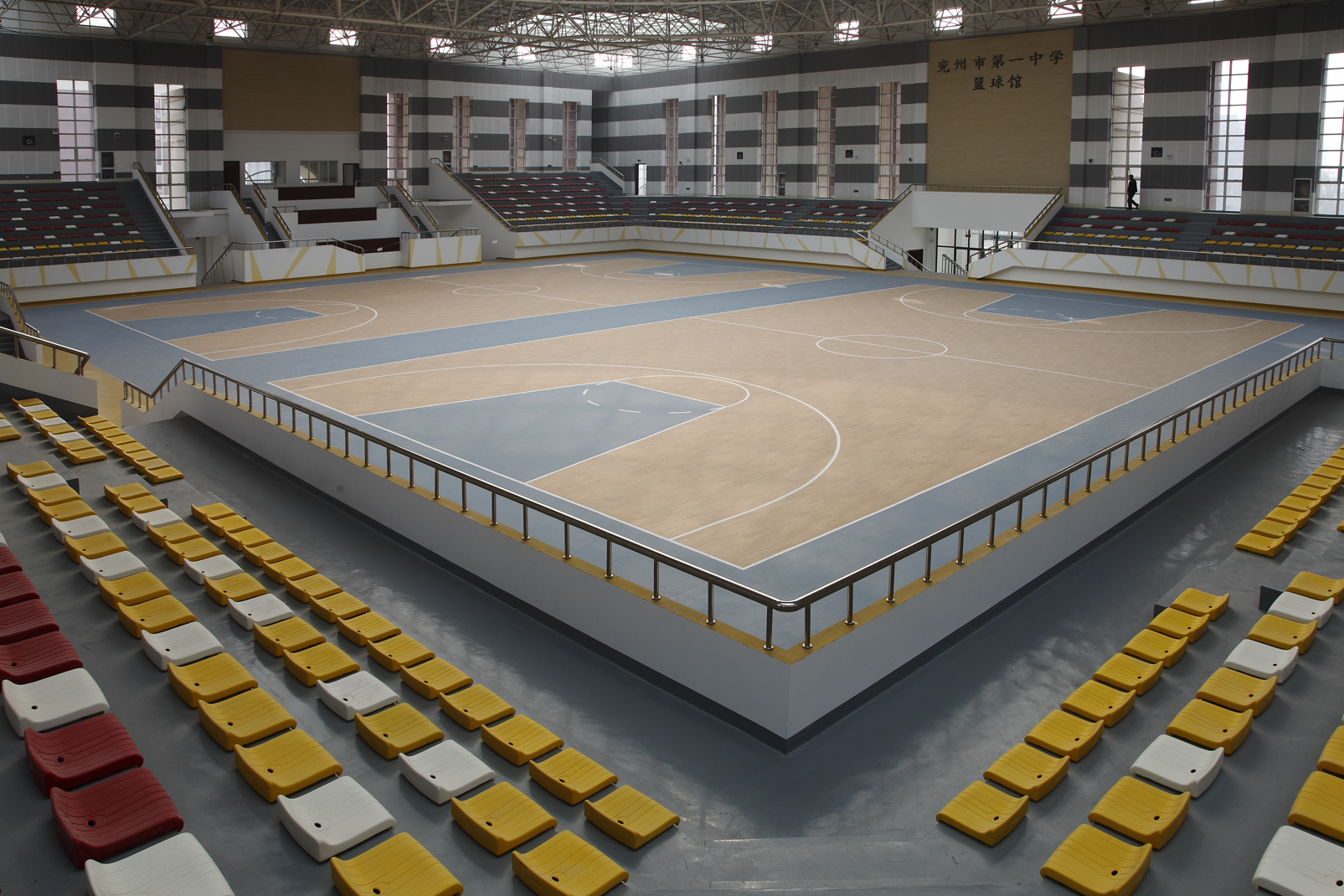 籃球場PVC運動地板 籃球場PVC運動地板